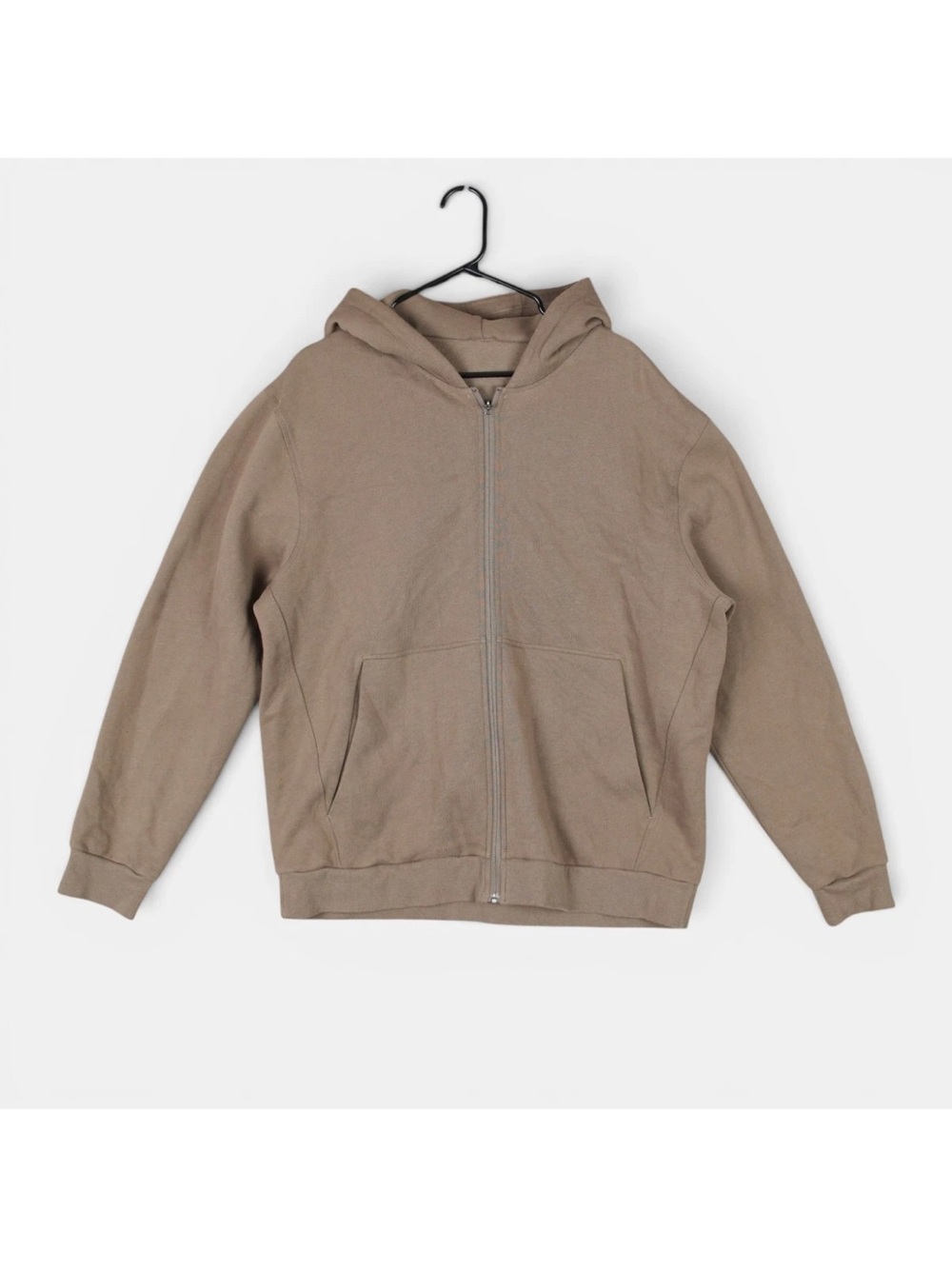 lululemon Steady State Full Zip Hoodie Sweatshirt Men's Size Large Taupe Brown